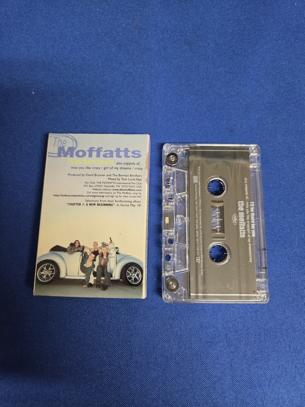 The Moffatts Crazy Music Cassette Tape Single 1998